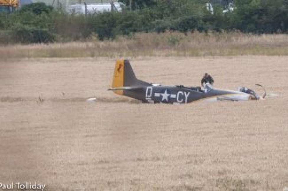 Wypadek samolotu P51D Mustang