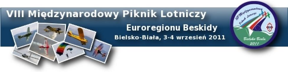 VIII Międzynarodowy Piknik Lotniczy Euroregionu Beskidy (baner) 