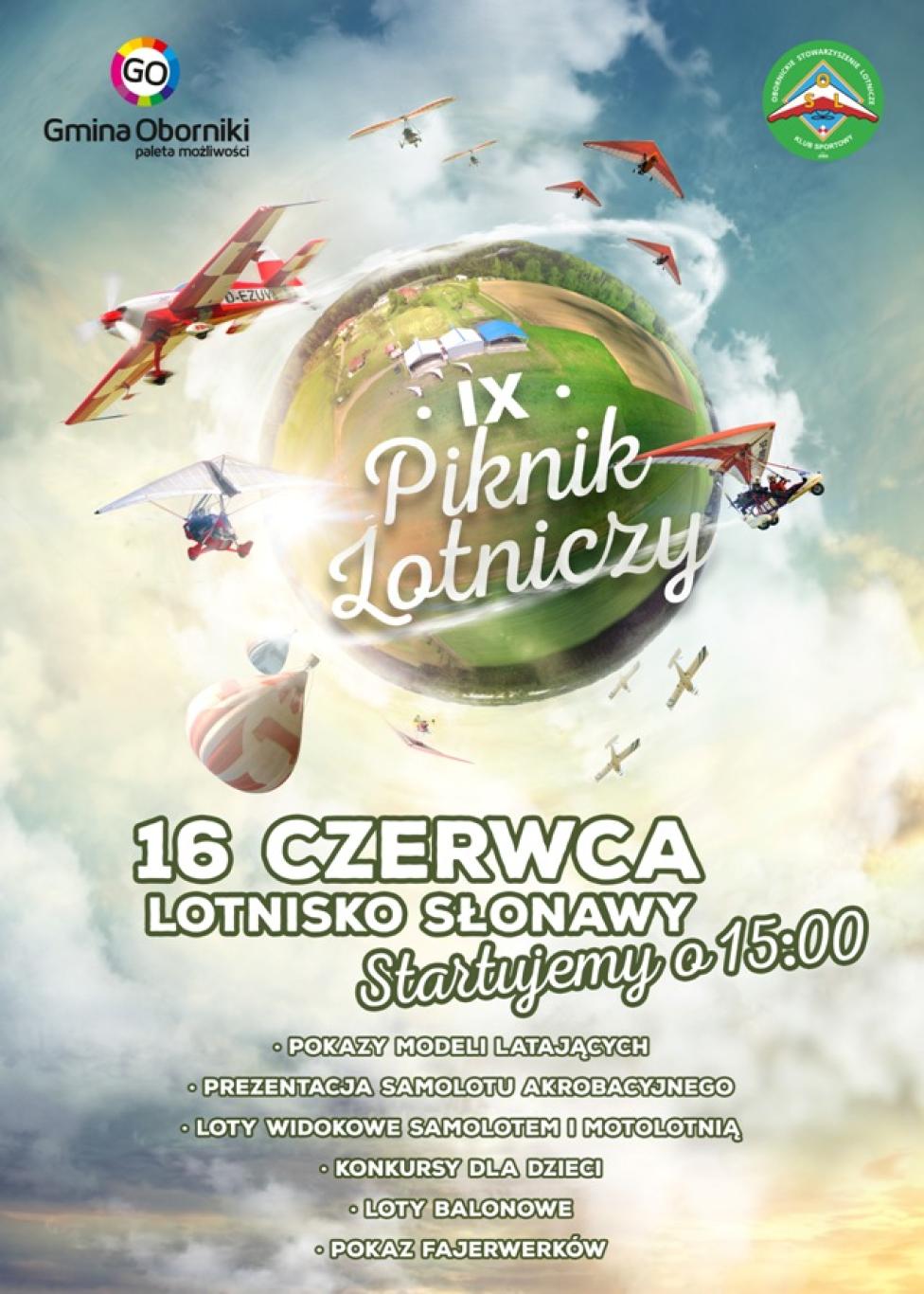 IX Piknik Lotniczy na lądowisku Słonawy (fot. osl-oborniki.info)