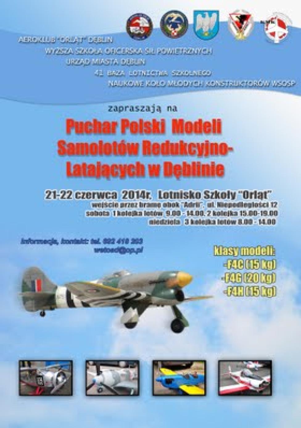 Puchar Polski Modeli Latających Makiet Samolotów w Dęblinie
