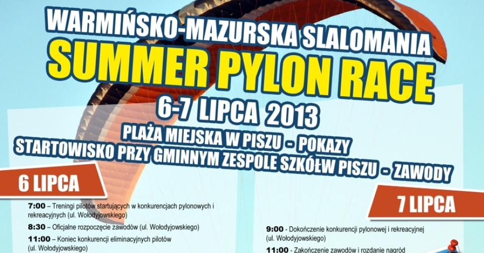 Warmińsko-Mazurska Slalomania Summer Pylon Race w Piszu