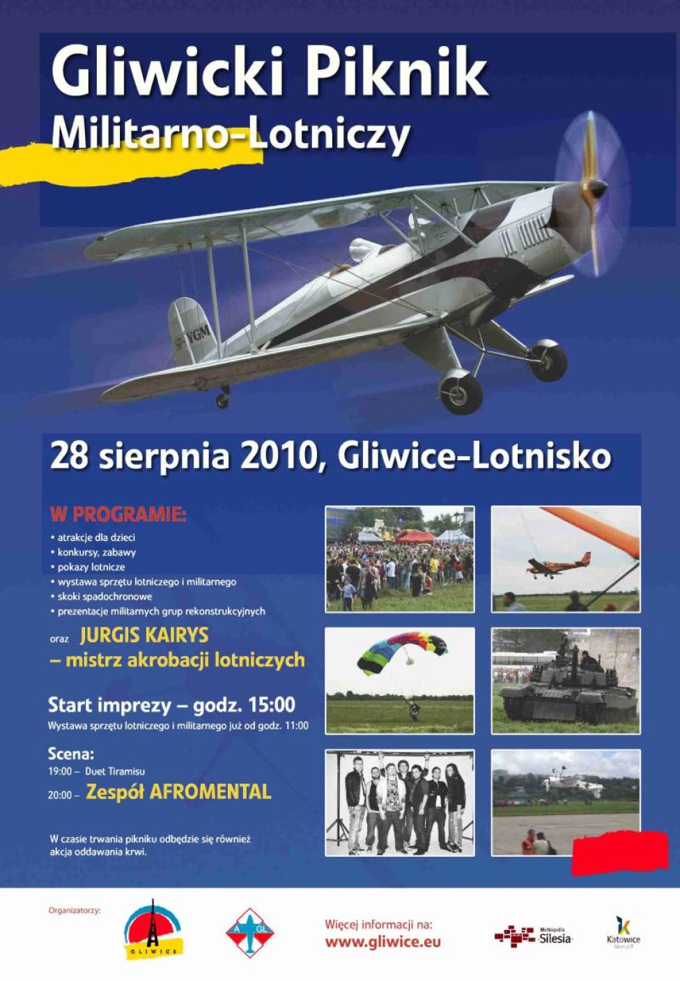 Gliwicki Piknik Militarno-Lotniczy (plakat)