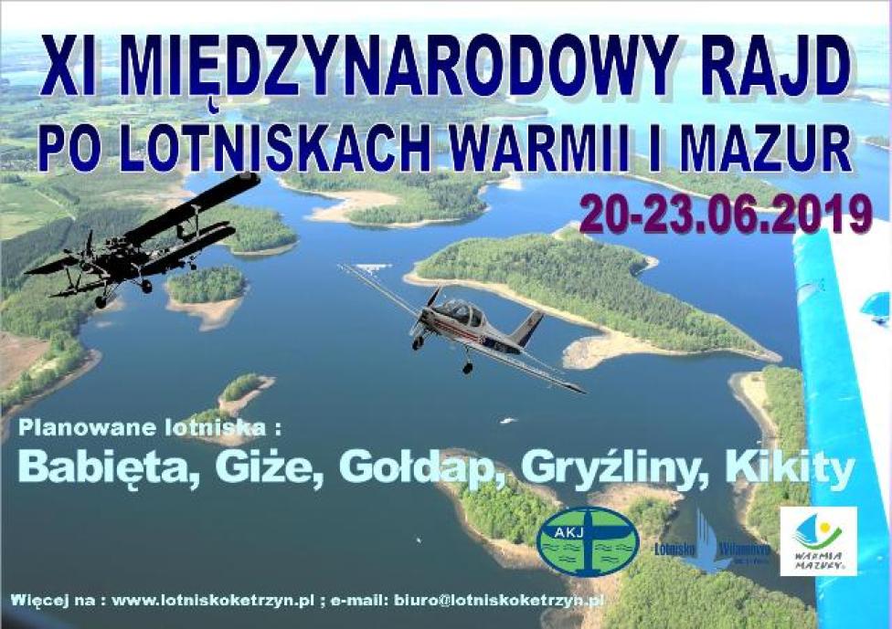 XI Międzynarodowy Rajd po Lotniskach Warmii i Mazur (fot. Aeroklub Krainy Jezior)