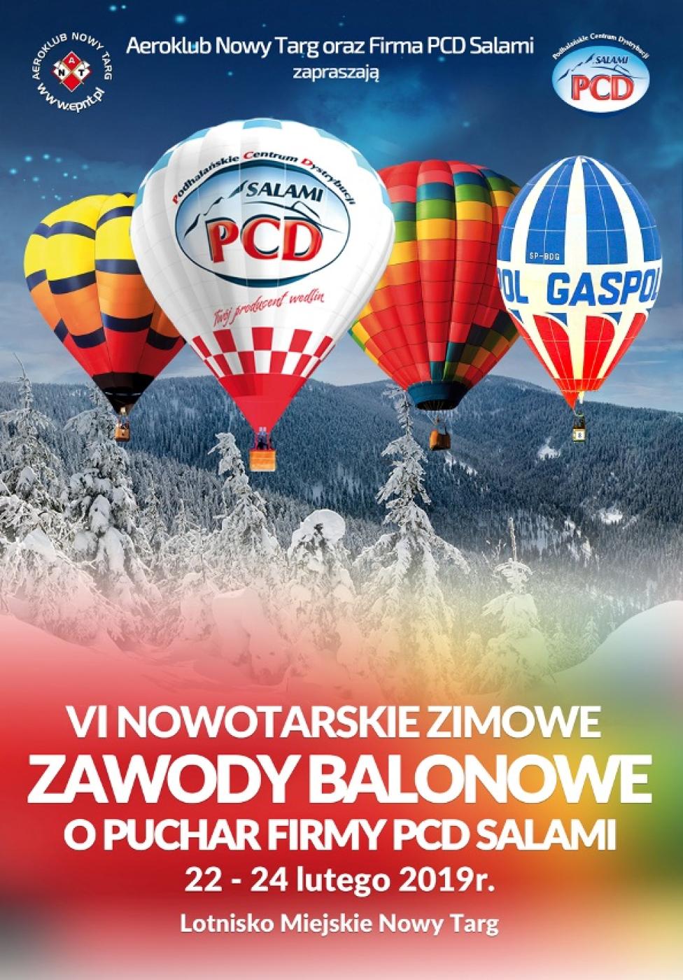 VI Nowotarskie Zimowe Zawody Balonowe (fot. aeroklub.nowytarg.pl)
