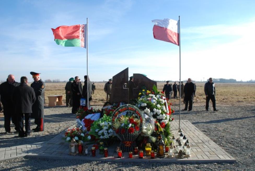 Pomnik ku czci lotników – funkcjonariuszy Straży Granicznej, Białoruś