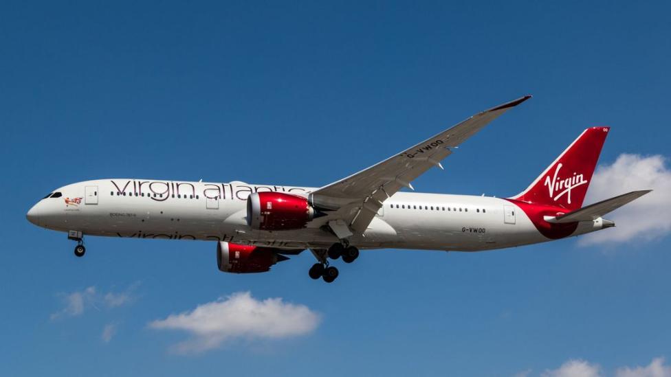 B789 należący do linii Virgin Atlantic