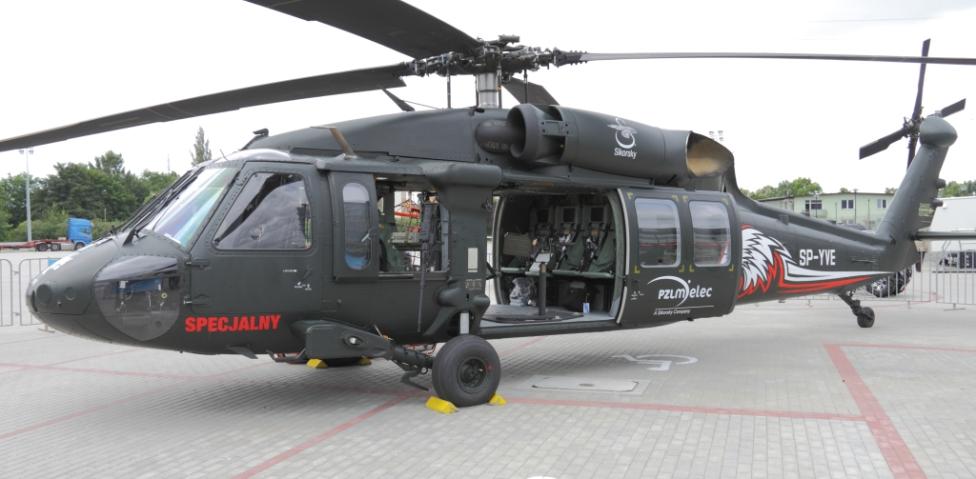 Śmigłowiec Sikorsky S-70I Black Hawk (SP-YVE)/ fot. Łukasz Golowanow, Konflikty.pl