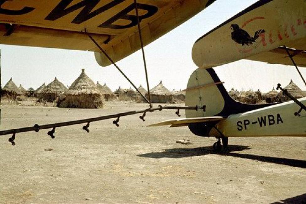 Polskie skrzydła nad Sudanem, fot. Lesław Karst