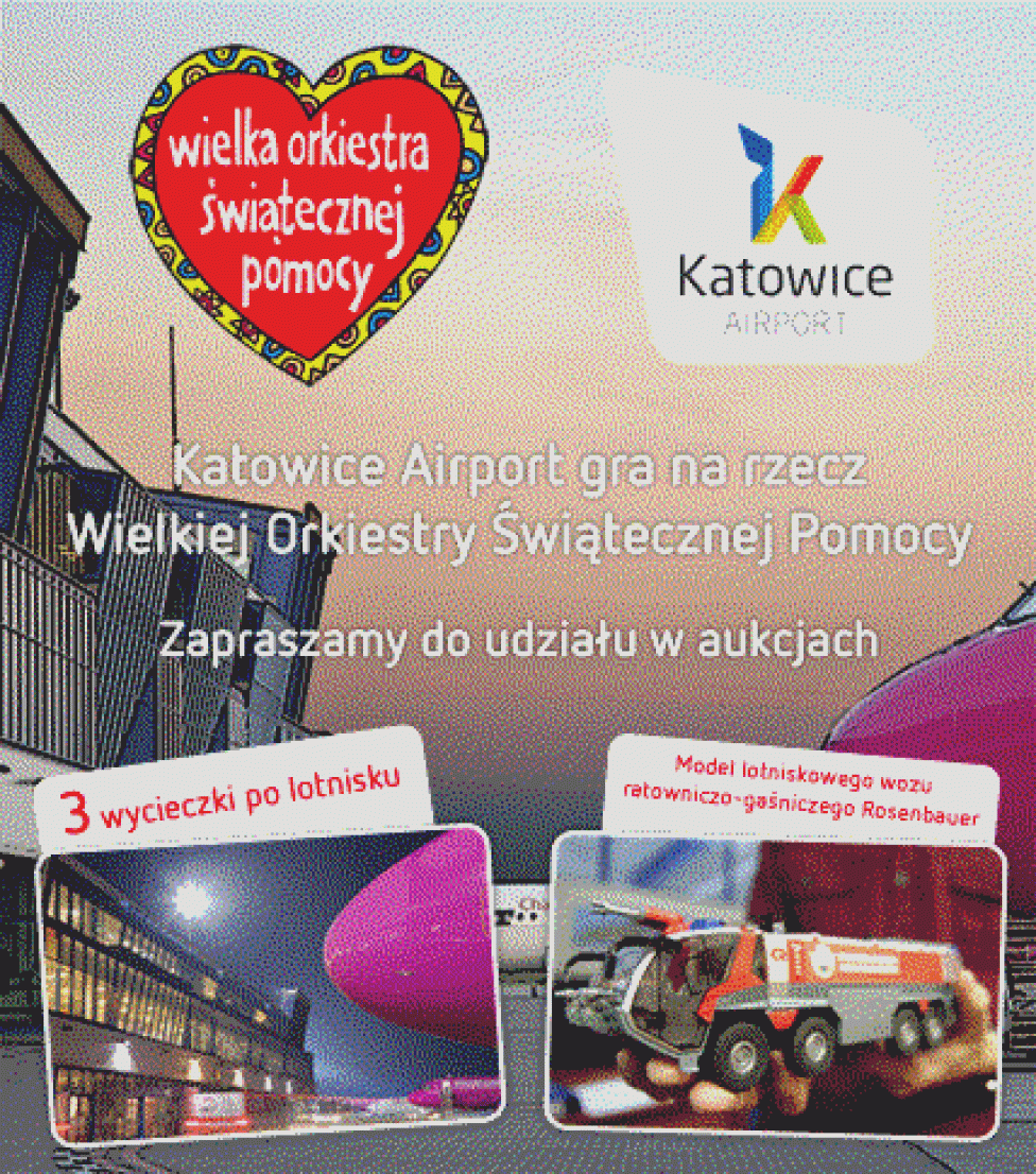 Katowice Airport z WOŚP