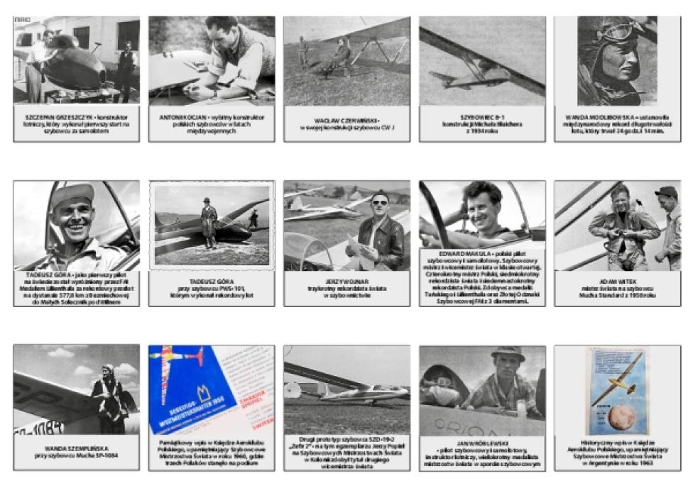 "Sukcesy polskiego lotnictwa sportowego" - zdjęcia prezentowane na wystawie