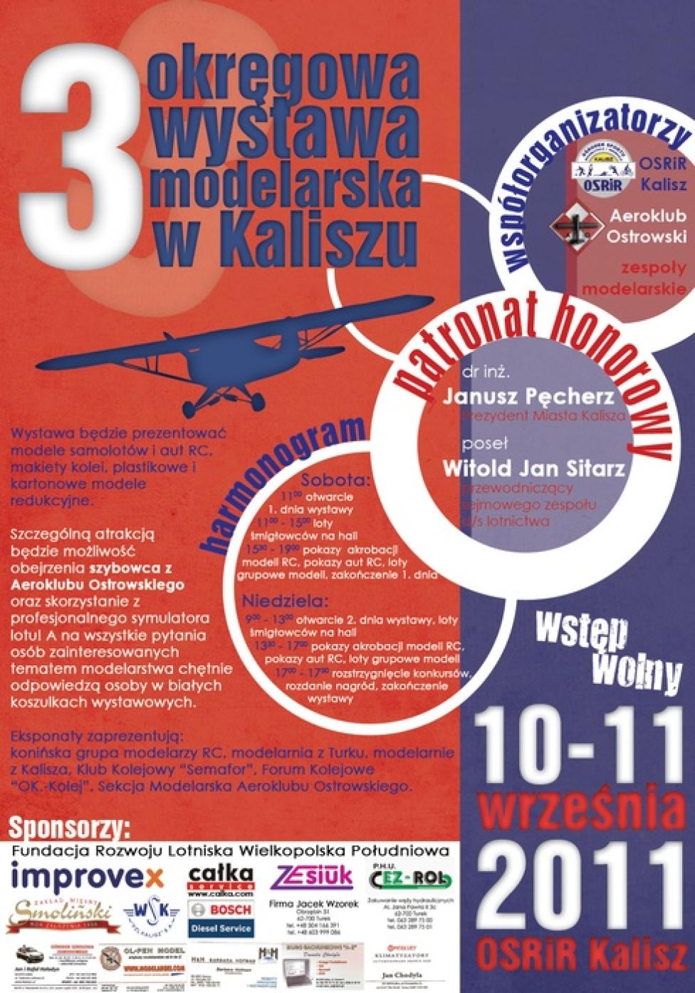 3. Okręgowa Wystawa Modelarska w Kaliszu (plakat)