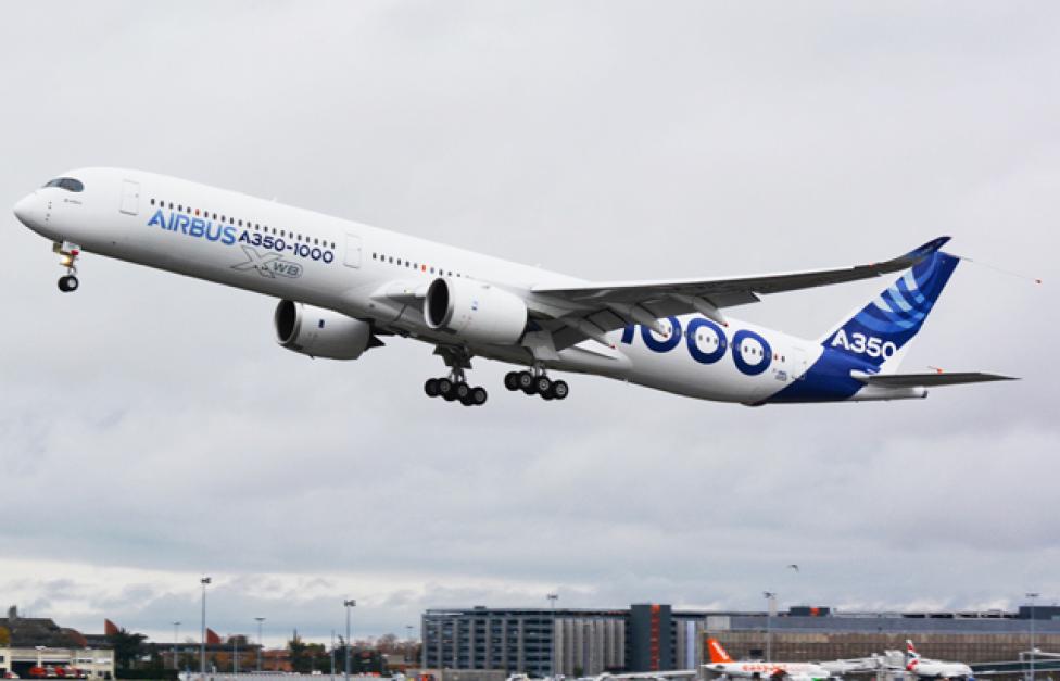 A350-1000 - pierwszy lot