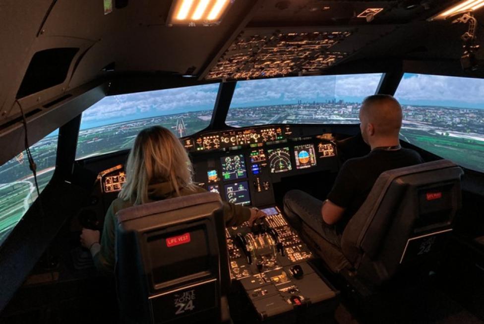 Pierwsze Ogólnopolskie Wirtualne Zawody na celność lądowania samolotem A320 (fot. JetZone24)