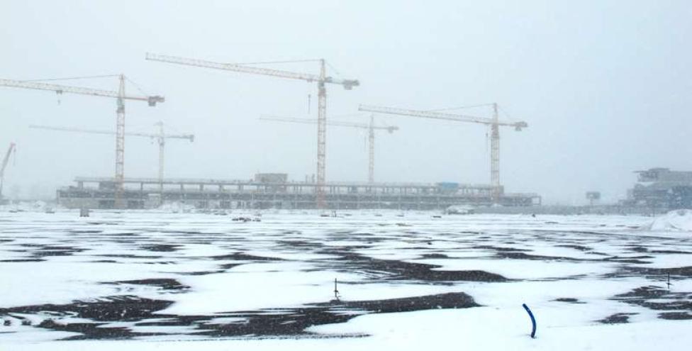 PL Gdańsk: Zima na budowie