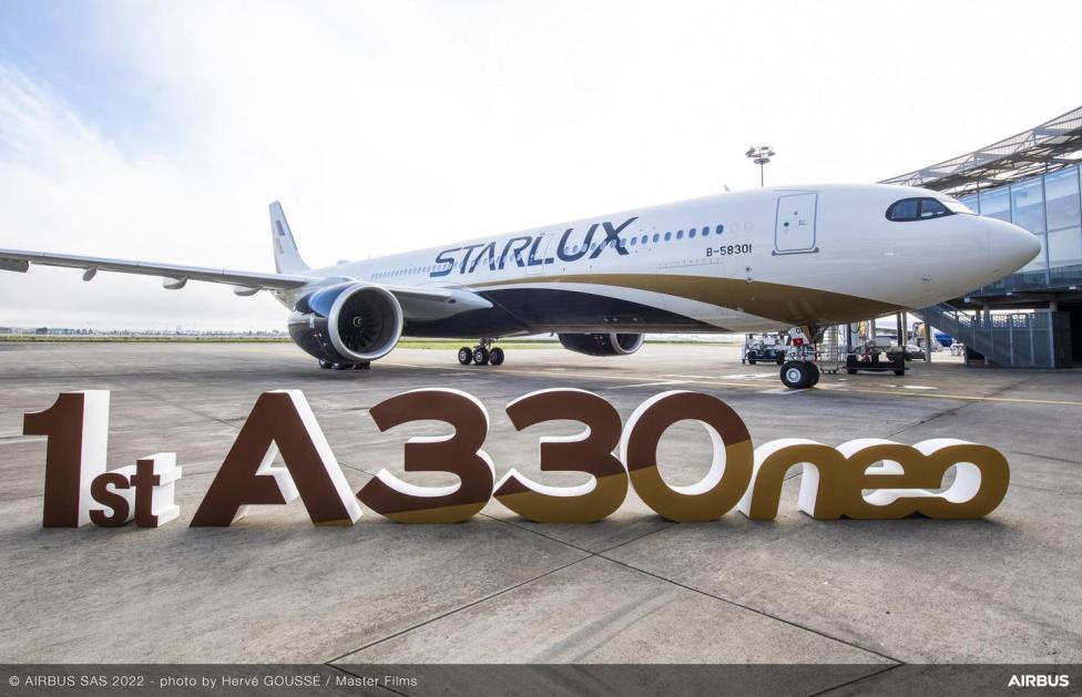 A330neo - pierwszy dla linii lotniczych STARLUX (fot. Airbus)