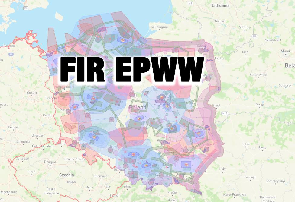FIR EPWW mapa lotnicza (żródło dlapilota/GREY)