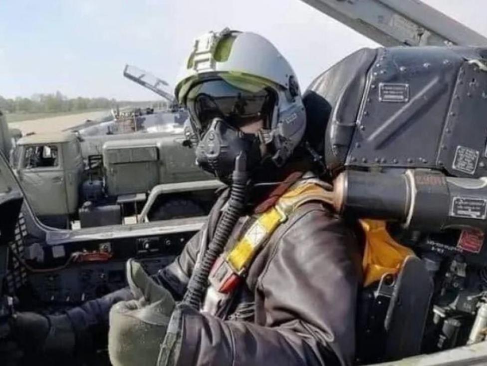 Pilot w samolocie MiG-29 ukraińskich Sił Powietrznych (fot. Służba Bezpieczeństwa Ukrainy/Facebook)