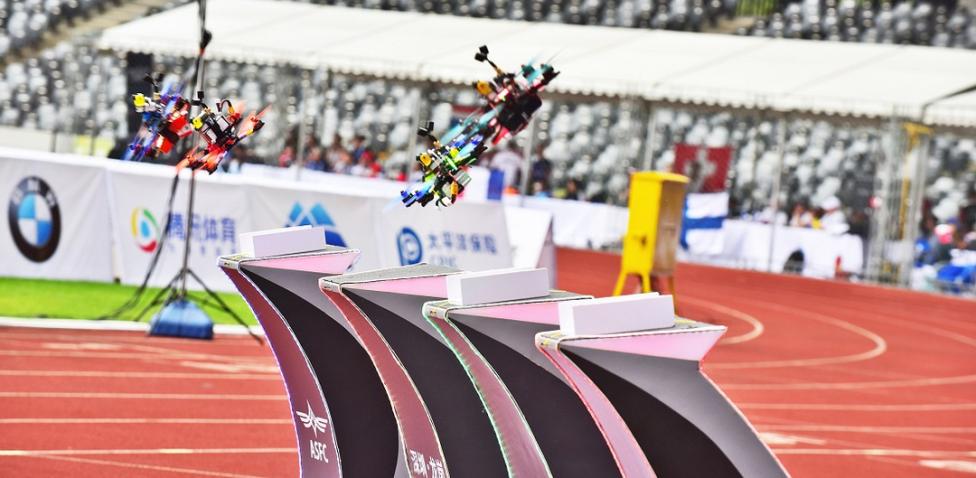 Wyścig dronów podczas The World Games (fot. FAI / Antonis Papadopoulos)