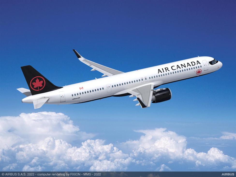 A321neo w barwach Air Canada