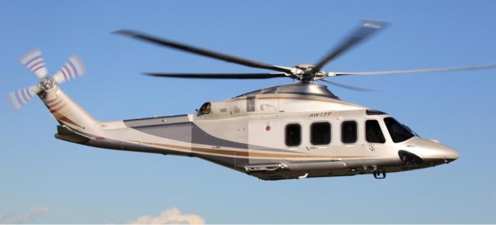 AW139 w locie (fot. Leonardo Helicopters)