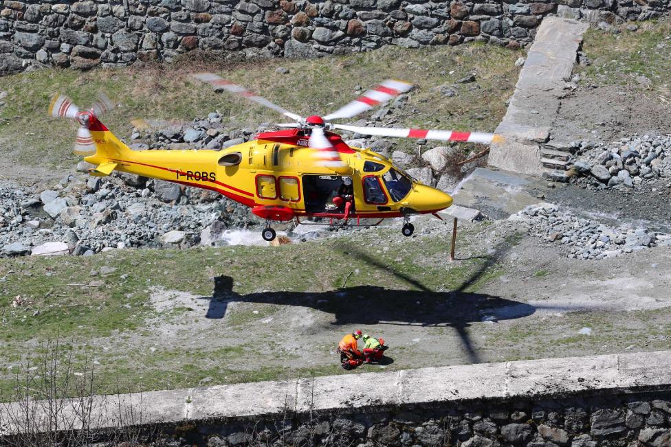 AW169 EMS w akcji (fot. Leonardo Helicopters)