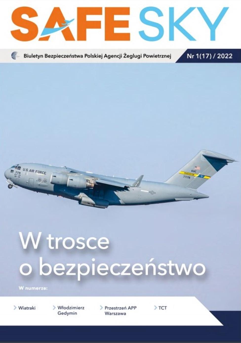 Biuletyn Bezpieczeństwa Polskiej Agencji Żeglugi Powietrznej Nr 1(17)/2022
