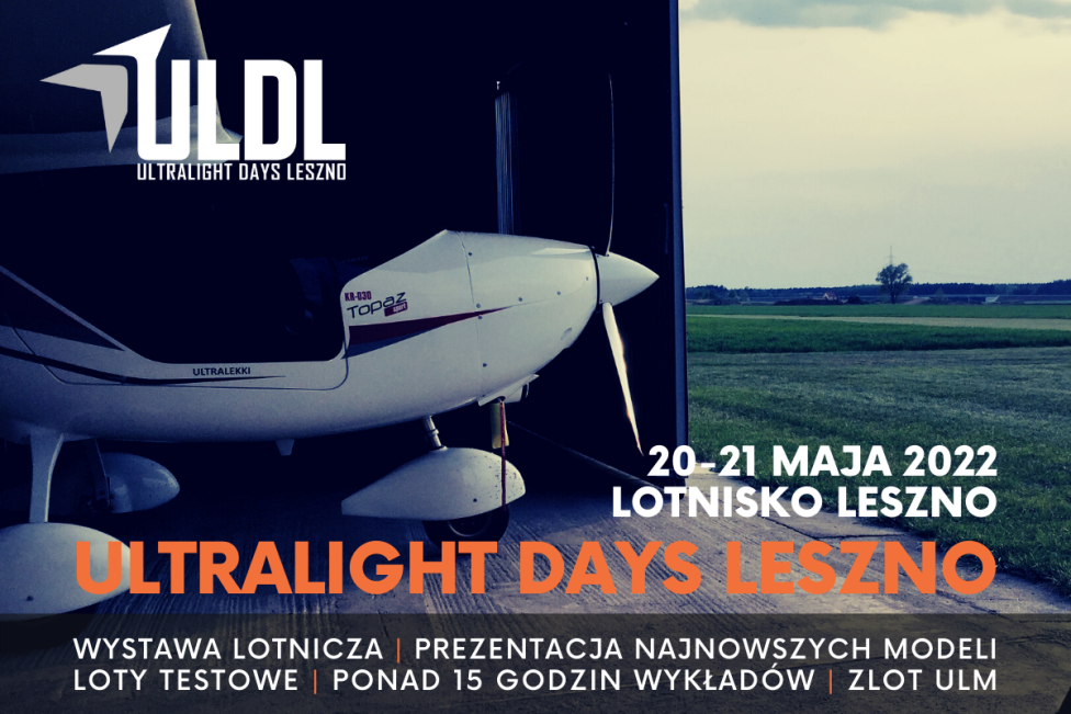 Ultralight Days Leszno 2022 (ULDL) - plakat (fot. Lotnisko Leszno)