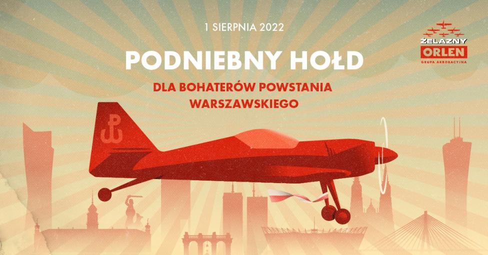 Podniebny hołd dla bohaterów Powstania Warszawskiego (fot. ORLEN Team)