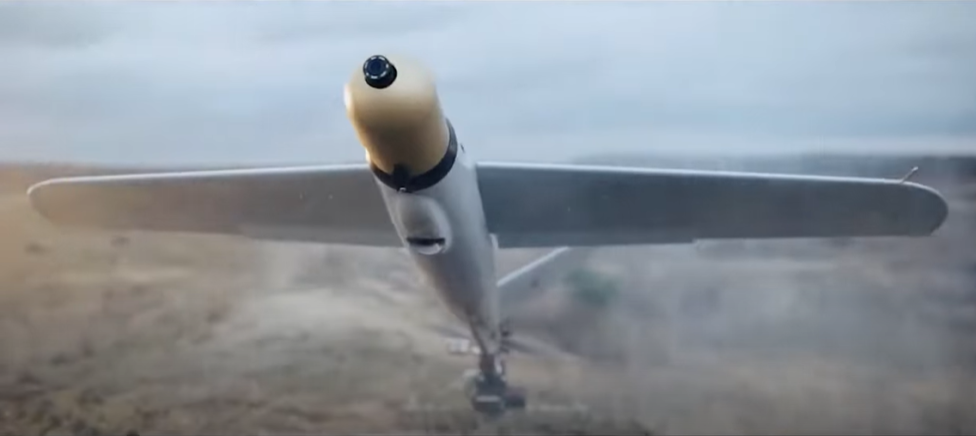 Warmate - amunicja krążąca (fot. kadr z filmu na youtube.com)