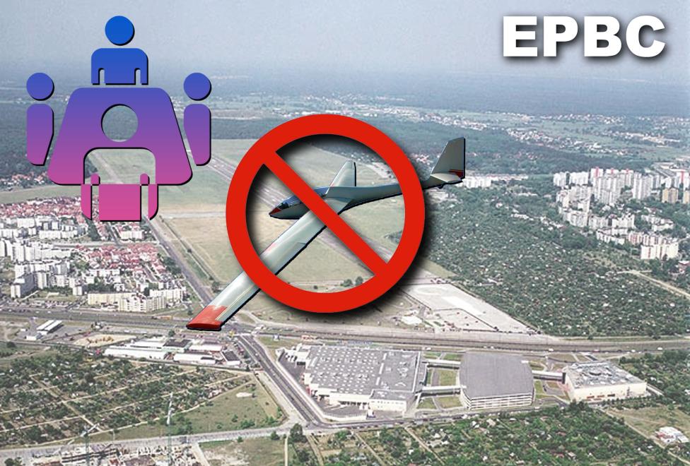 Zakaz lotów szybowcowych na EPBC