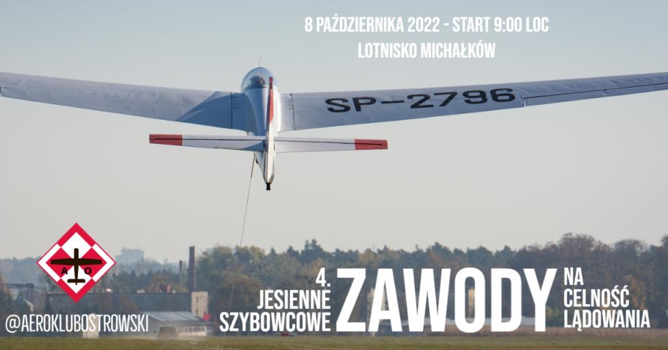 4. Jesienne szybowcowe zawody na celność lądowania w Michałkowie (fot. Aeroklub Ostrowski)