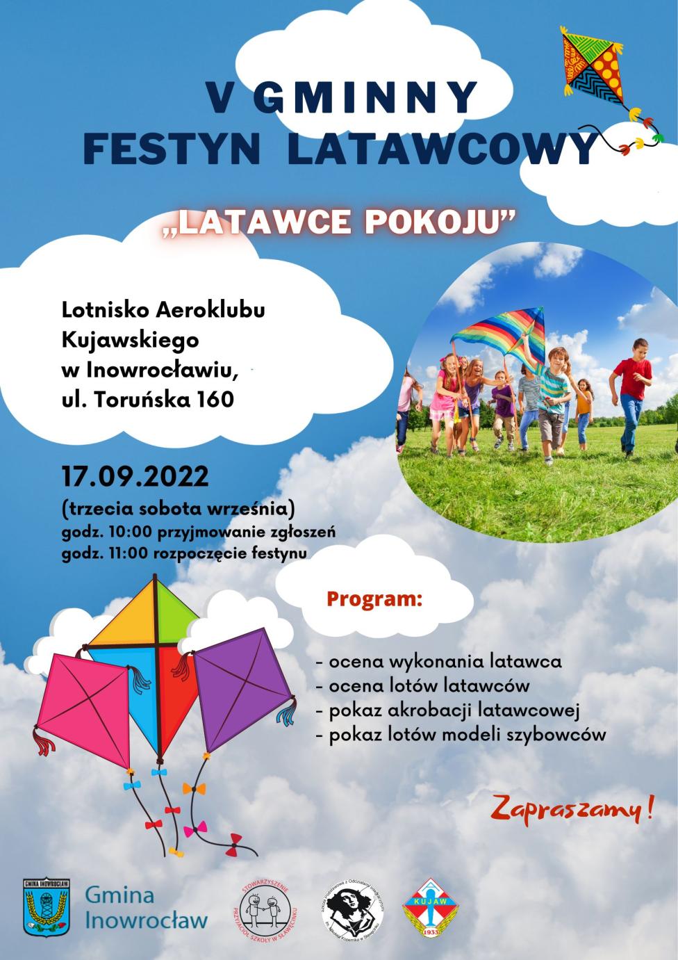 V Gminny Festyn Latawcowy w Inowrocławiu (fot. gminainowroclaw.eu )