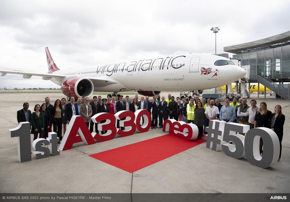 A330 neo w barwach Virgin Atlantic, fot. Aibus