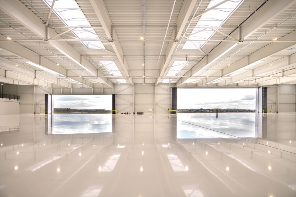 Nowy hangar dla lotnictwa General Aviation na gdańskim lotnisku (fot. Port Lotniczy Gdańsk)
