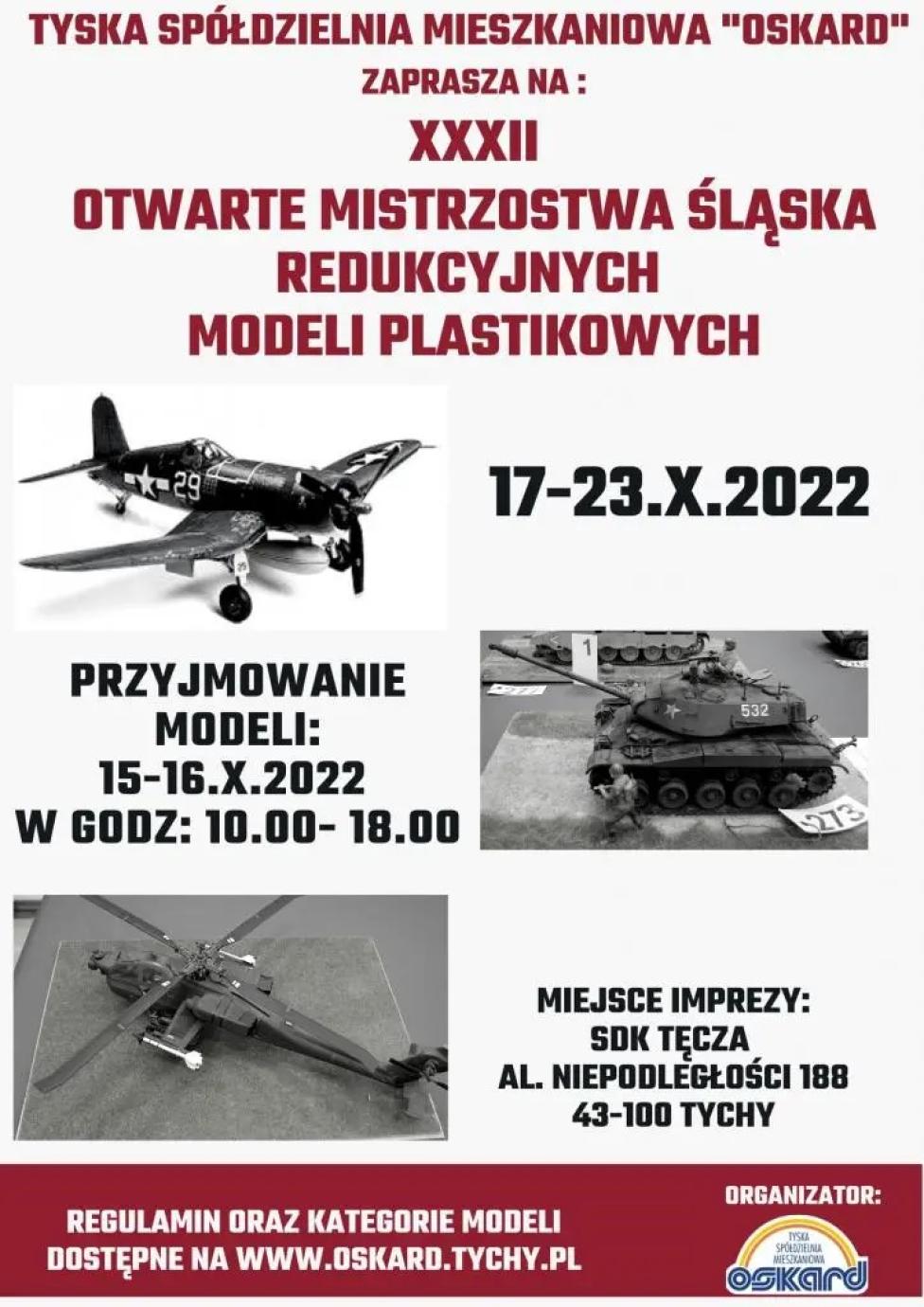 XXXII Otwarte Mistrzostwa Śląska Redukcyjnych Modeli Plastikowych w Tychach (fot. oskard.tychy.pl)