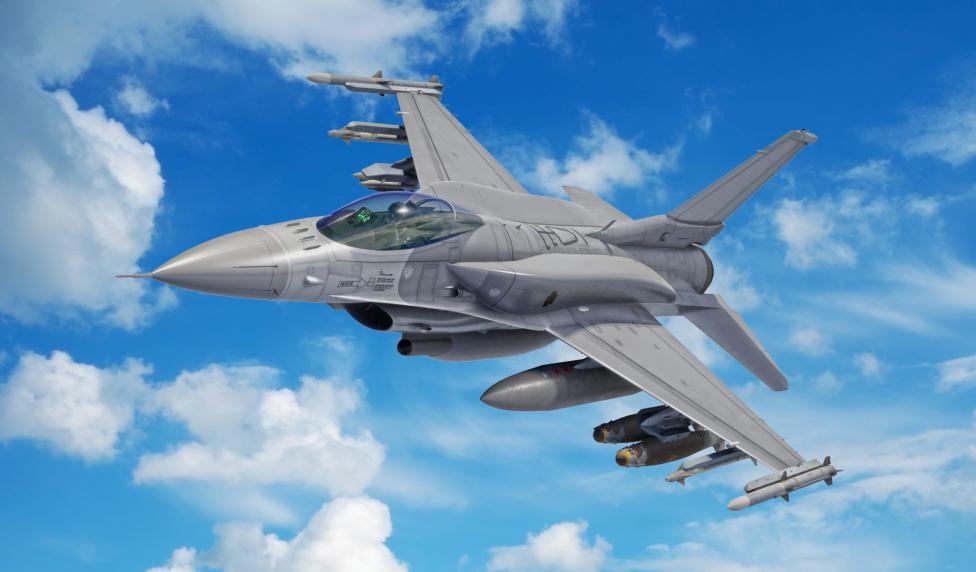 F-16 w locie - widok z bliska (fot. Lockheed Martin)