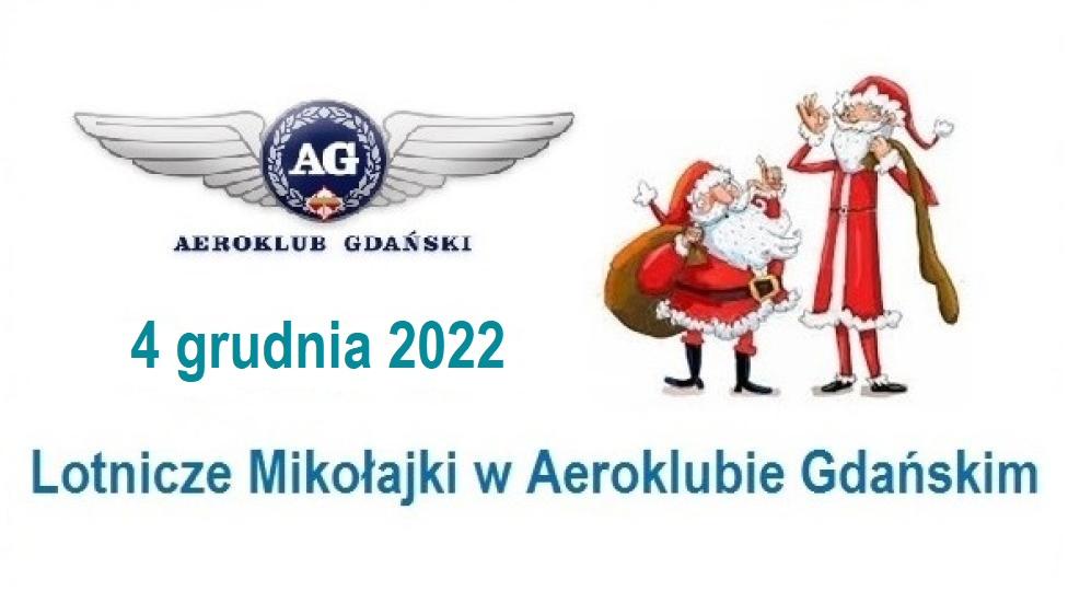 Lotnicze Mikołajki w Aeroklubie Gdańskim 2022