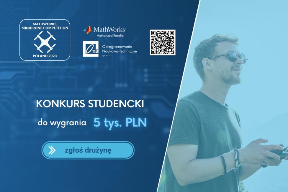 MathWorks Minidrone Competition Poland 2023 (fot. Wydział Automatyki, Robotyki i Elektrotechniki Politechniki Poznańskiej)