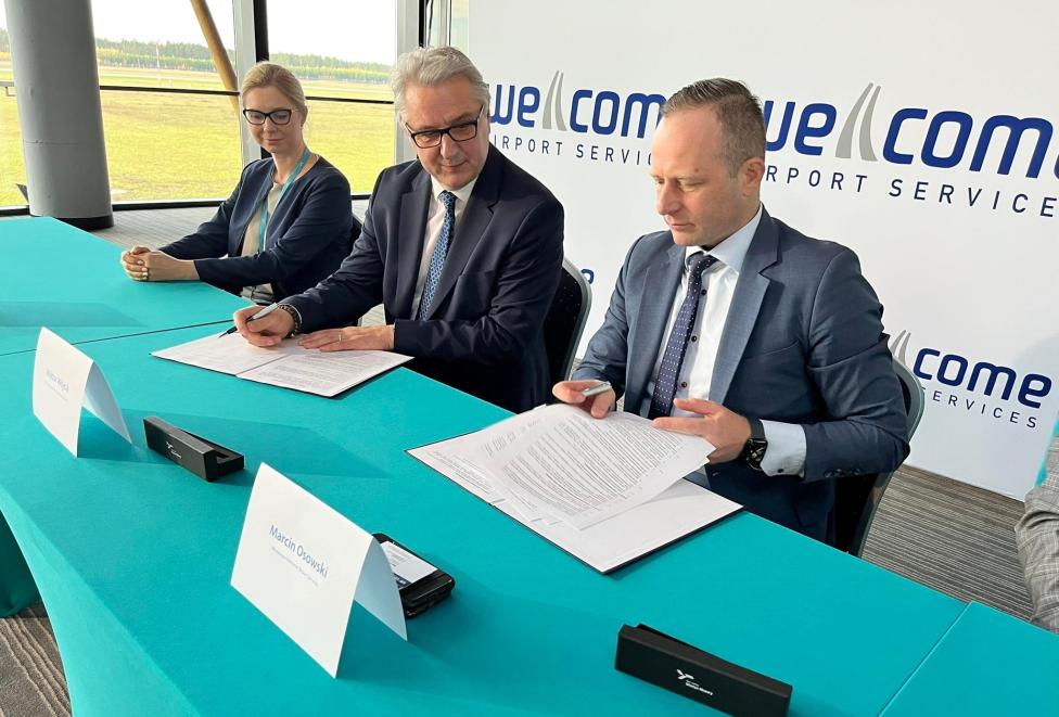 Port Lotniczy Olsztyn-Mazury został partnerem Welcome Airport Services (fot. Port Lotniczy Olsztyn-Mazury)