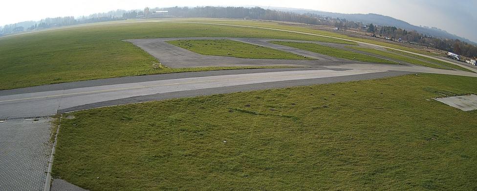 Zobrazowanie z kamery lotniska w Masłowie k. Kielc