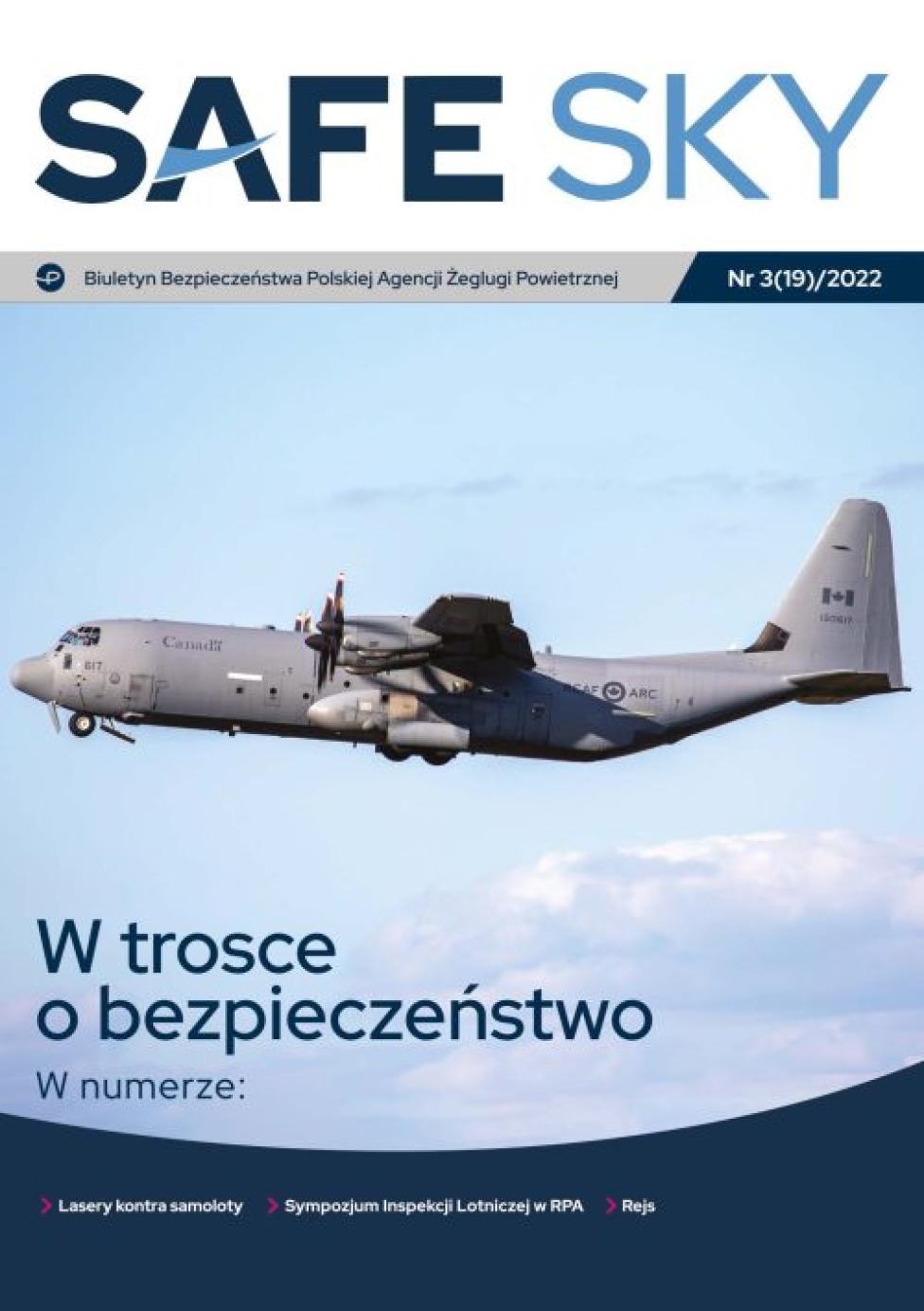 Biuletyn Bezpieczeństwa Polskiej Agencji Żeglugi Powietrznej Nr 3(19)-2022