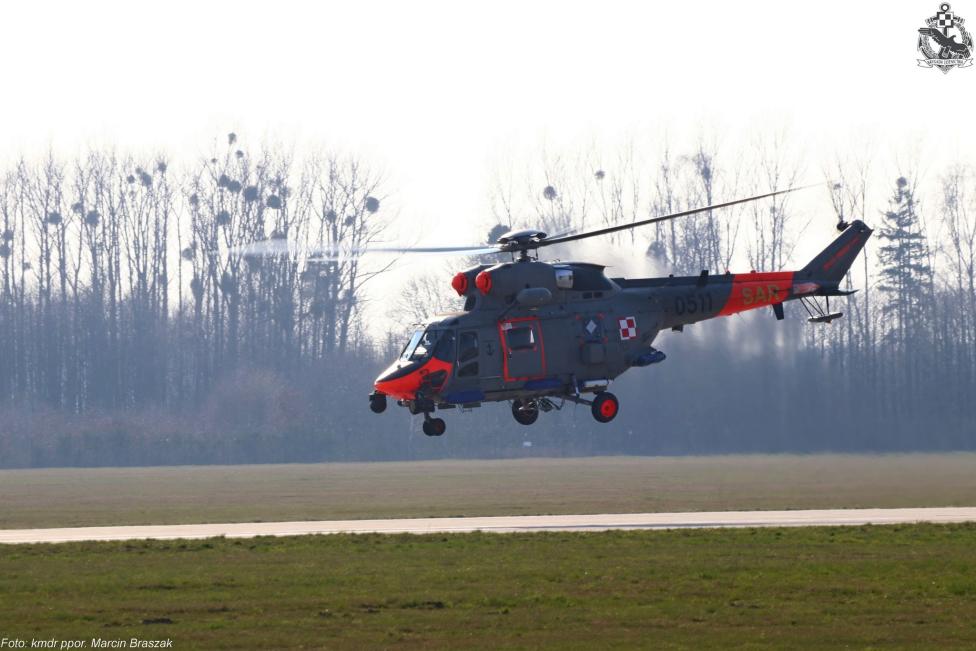 W-3WARM Anakonda z 43. Bazy Lotnictwa Morskiego - start (fot. kmdr ppor. Marcin Braszak)