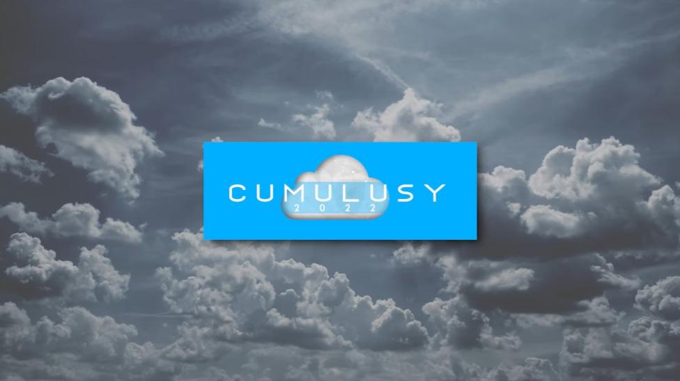 Cumulusy 2022 - logo na tle chmur (fot. cumulusy.pl)