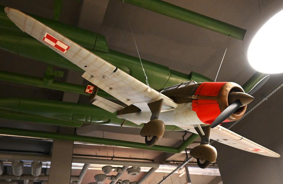 Model samolotu PZL.46 "Sum" w Muzeum Lotnictwa Polskiego w Krakowie (fot. Muzeum Lotnictwa Polskiego)