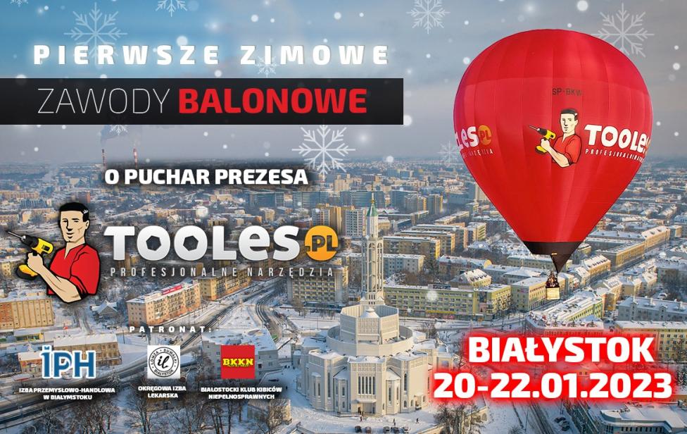 Pierwsze Zimowe Zawody Balonowe o Puchar Prezesa w Białymstoku (fot. Białostocki Klub Balonowy)