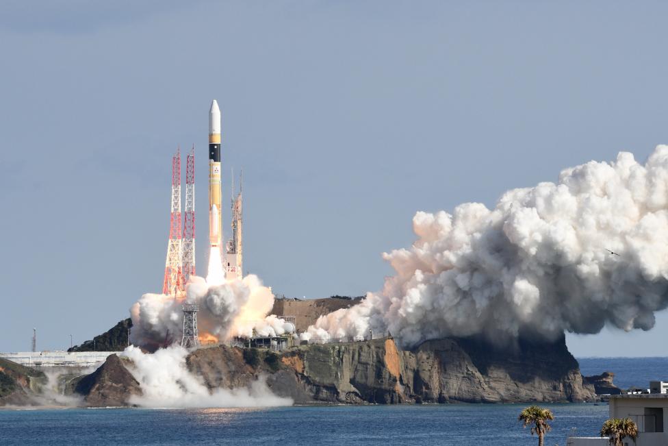 Rakieta 46 H2A - start z Centrum Kosmicznego Tanegashima w prefekturze Kagoshima (fot. MHI_GroupJP, Tweeter)