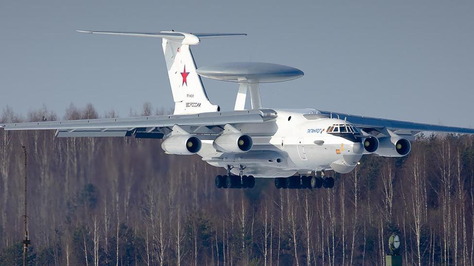 Berijew Iljuszyn A-50 Szmiel - rosyjski, czterosilnikowy samolot wczesnego ostrzegania (fot. mil.ru)