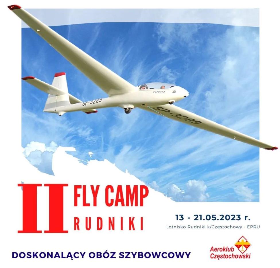 II FLY CAMP Rudniki – doskonalący obóz szybowcowy (fot. Aeroklub Częstochowski)