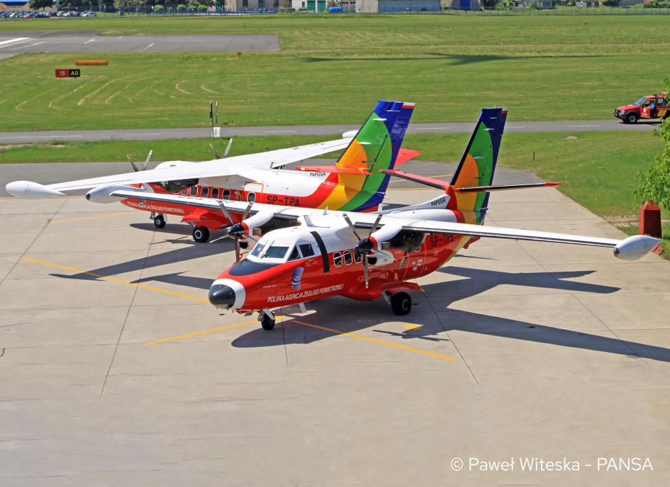 LET L-410 Turbolet Papuga (SP-TPA) i (SP-TPB) (fot. Paweł Witeska, PAŻP)
