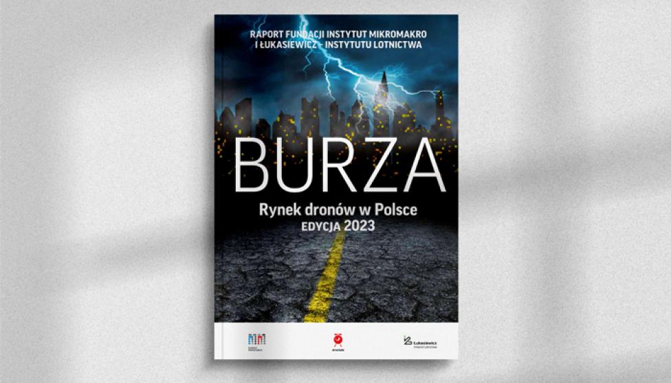Raport BURZA - rynek dronów w Polsce. Edycja 2023 (fot. Łukasiewicz - Instytut Lotnictwa)